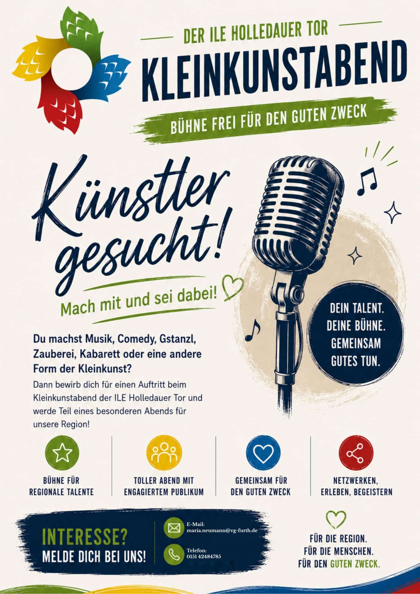 Künstleraufruf Kleinkunstabend