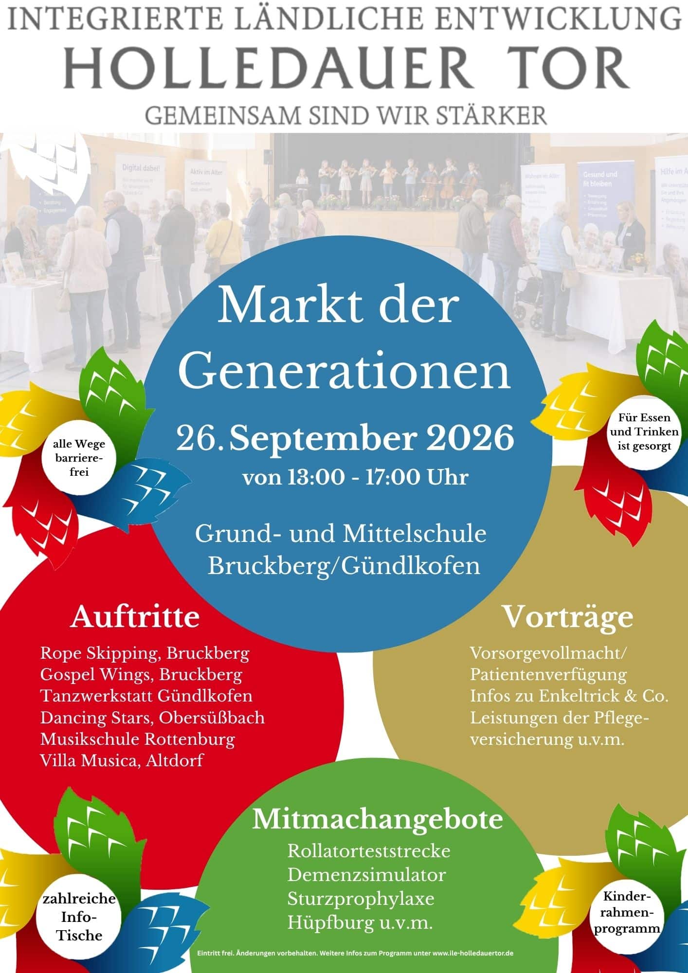 Plakat Markt der Generationen
